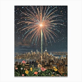 New Year's Canvas Print