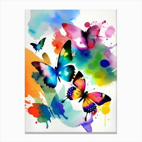 Colorful Butterflies 195 Canvas Print