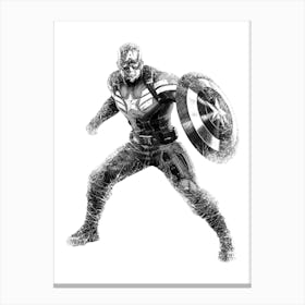 Captain America Avengers Canvas Print