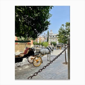 Horse Drawn Carriage, Seville Canvas Print