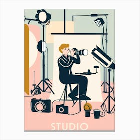 Photo Studio Canvas Print