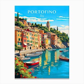 Italy Portofino Travel Canvas Print