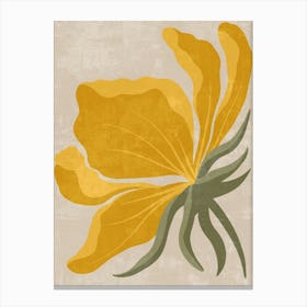 Yellow Flower 2 Canvas Print