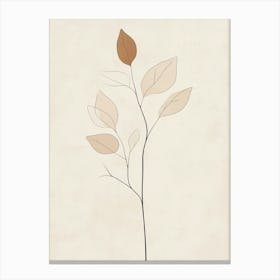 Ivy leaves Canvas Print