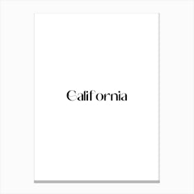 California city. Canvas Print