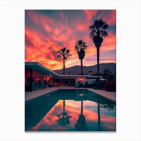 California Dreaming - Falling of the night Canvas Print