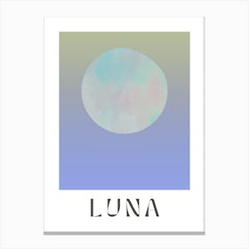 Luna I Canvas Print