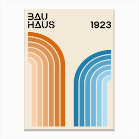 Bauhaus Rainbow Canvas Print