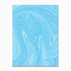 Blue Marble Background 1 Canvas Print