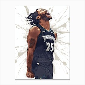 Derrick Rose Minnesota Timberwolves Canvas Print