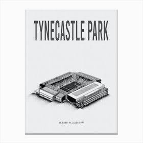 Tynecastle Park Heart Of Midlothian Fc Stadium Canvas Print