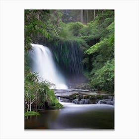 Cooinda Falls, Australia Realistic Photograph (2) Canvas Print