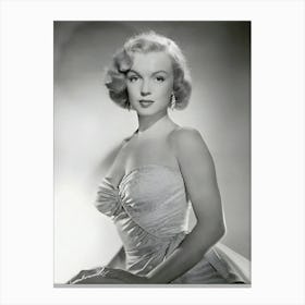 Young Marilyn Monroe Canvas Print