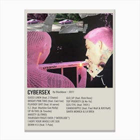 Cybersex By Blackbear 2017 Poster 1 Canvas Print