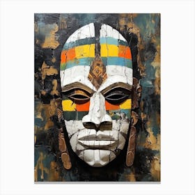 Divine Designs; African Tribal Masked Visions Canvas Print