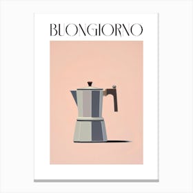 Moka Espresso Italian Coffee Maker Buongiorno 2 Canvas Print