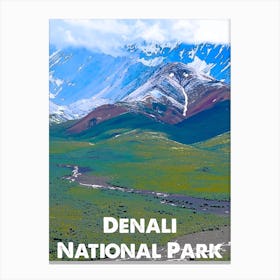 Denali, National Park, Nature, USA, Wall Print, Canvas Print