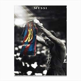 Lionel Messi 20 Canvas Print