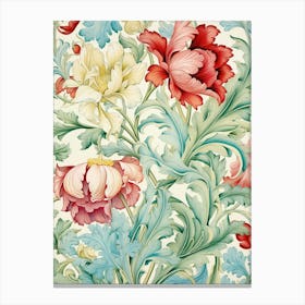 Floral Wallpaper 147 Canvas Print