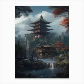 Japanese Pagoda 20 Canvas Print