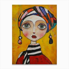 Woman In A Turban 2 Canvas Print