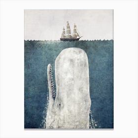 The White Whale Canvas Print