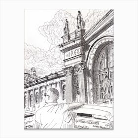 Gare Du Nord Canvas Print