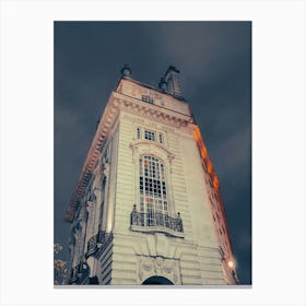 London Skyline At Night Canvas Print