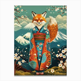 Japanese Fox Canvas Print