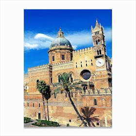 Italy, Sicily, Palermo, Palermo Cathedral Canvas Print