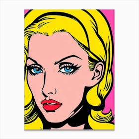 Vintage Style Pop Art Canvas Print