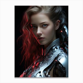 Robot Girl 2 Canvas Print