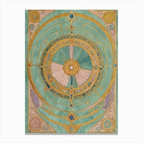 Pastel Tarot Card Canvas Print