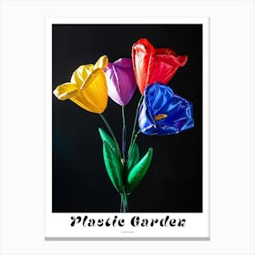 Bright Inflatable Flowers Poster Lisianthus 1 Canvas Print