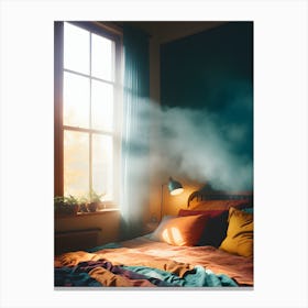 Bedroom With Dust ~ Reimagined Canvas Print