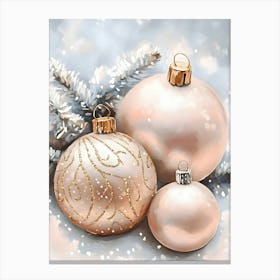 Christmas Ornaments 11 Canvas Print