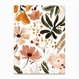 Pastel Flower Collection No 3 Canvas Print