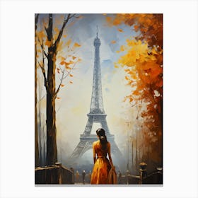 Paris Eiffel Tower Canvas Print