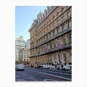 London Hotel Canvas Print