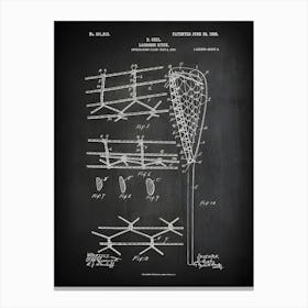 Lacrosse Gifts Lacrosse Stick Patent Lacrosse Wall Art Lacrosse Art Lacrosse Decor Lacrosse Poster Lacrosse Blueprint Sl8131 Canvas Print