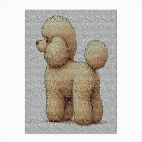 Poodle Dog  Canvas Print