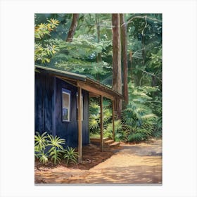 Cabin In The Woods 4 Canvas Print