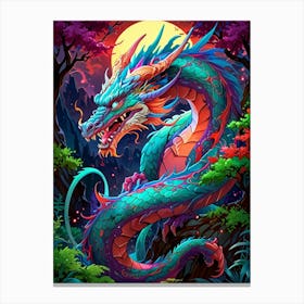 Dragon In The Forest 2 Canvas Print