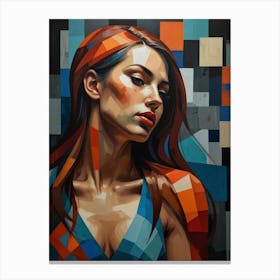 Woman With Red Hair 3 Canvas Print