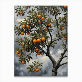 Orange Tree Canvas Print