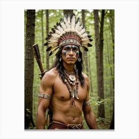 Indian Warrior 3 Canvas Print