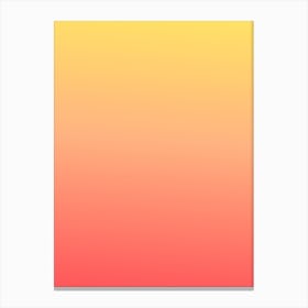 Rising Sun Gradeint Art Canvas Print