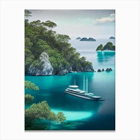 Mergui Archipelago Myanmar Soft Colours Tropical Destination Canvas Print