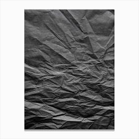 Black Paper Landscape Canvas Print