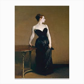 Madame X (Madame Pierre Gautreau) (ca. 1883–1884), John Singer Sargent Canvas Print
